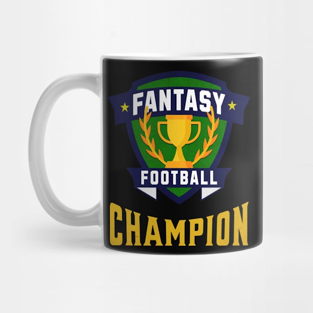 FANTASY FOOTBALL CHAMPION by BACKBRIDGE Designs